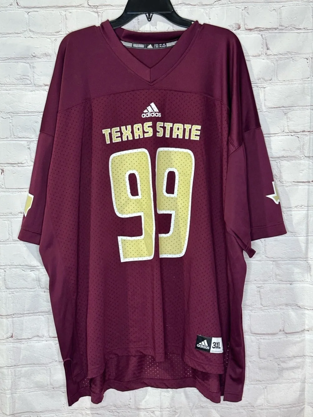 Adidas Men's Texas State Team Official Home Away Alt Football Jersey Collection